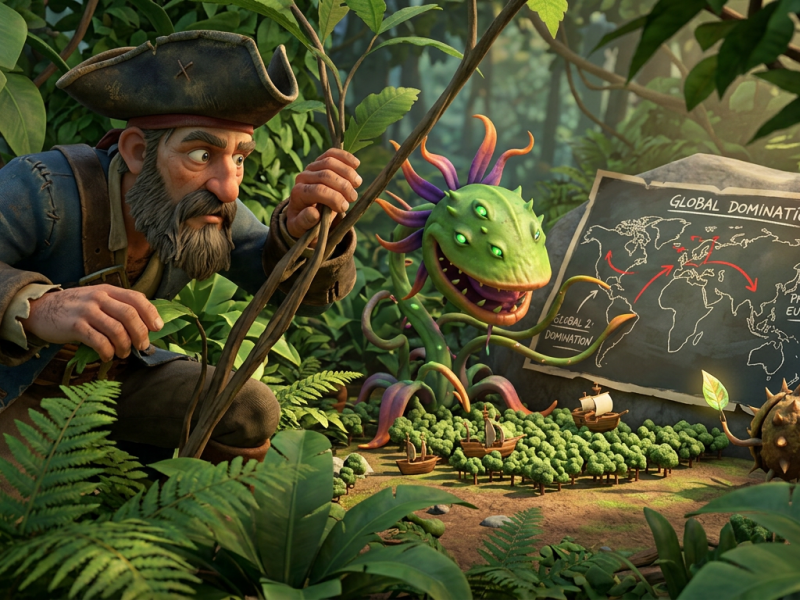 Cap’n Blackthumb Uncovers a Plot Most&nbsp;Foul